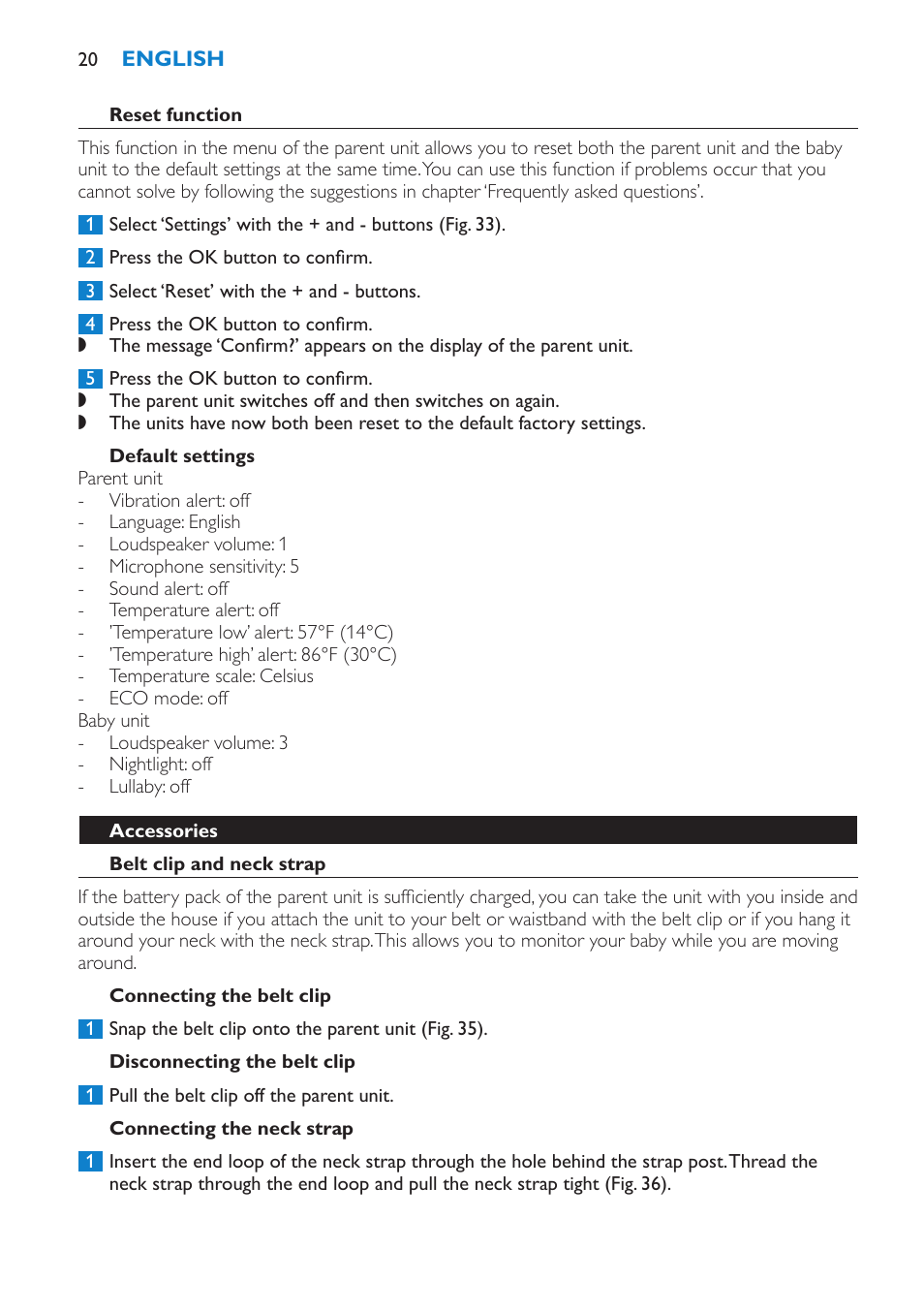 Philips SCD535-00 User Manual | Page 20 / 72