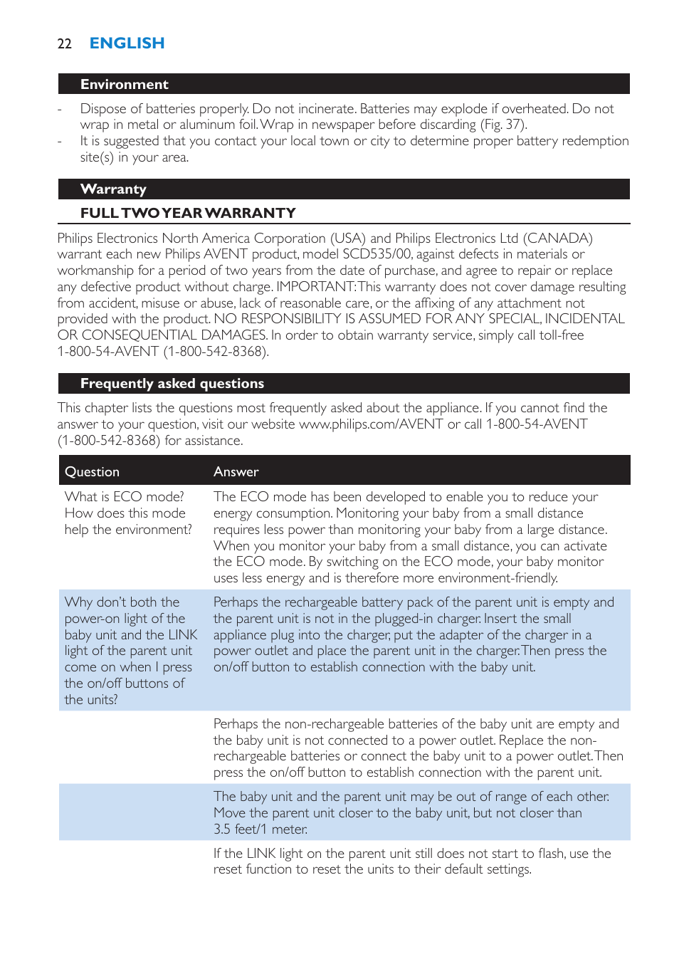 Philips SCD535-00 User Manual | Page 22 / 72