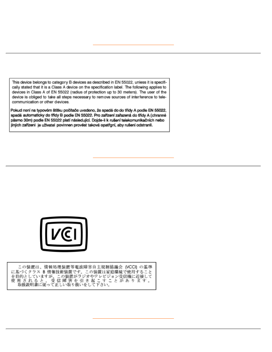 En 55022 compliance (czech republic, Only), Vcci class 2 notice (japan only) | Philips 109S407499 User Manual | Page 62 / 109