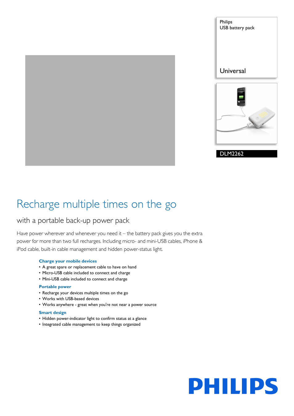 Philips DLM2262-27 User Manual | 2 pages