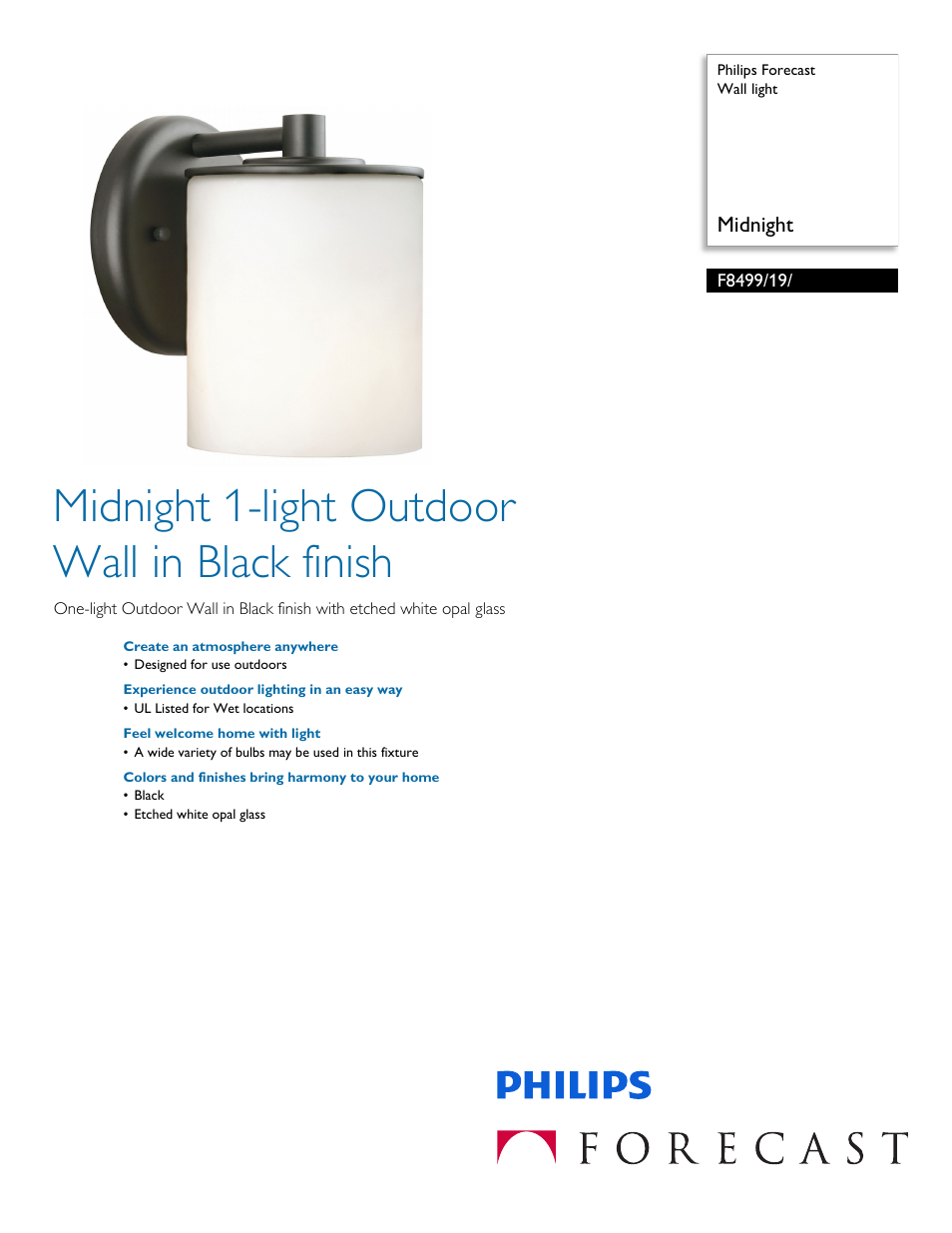 Philips F849919 User Manual | 2 pages
