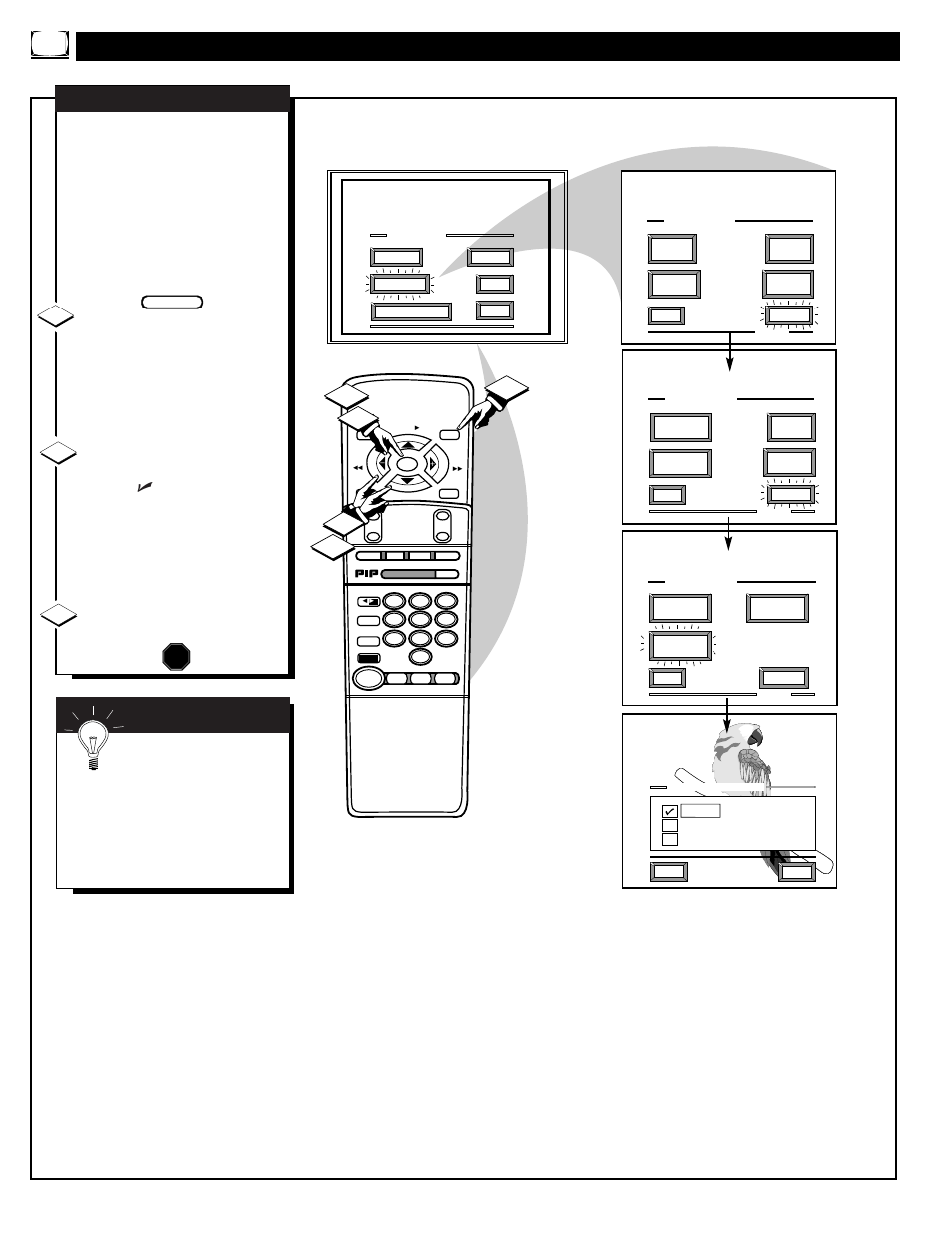 Eature, Ontrols, Continued | Mart | Philips 8P6054C User Manual | Page 22 / 56