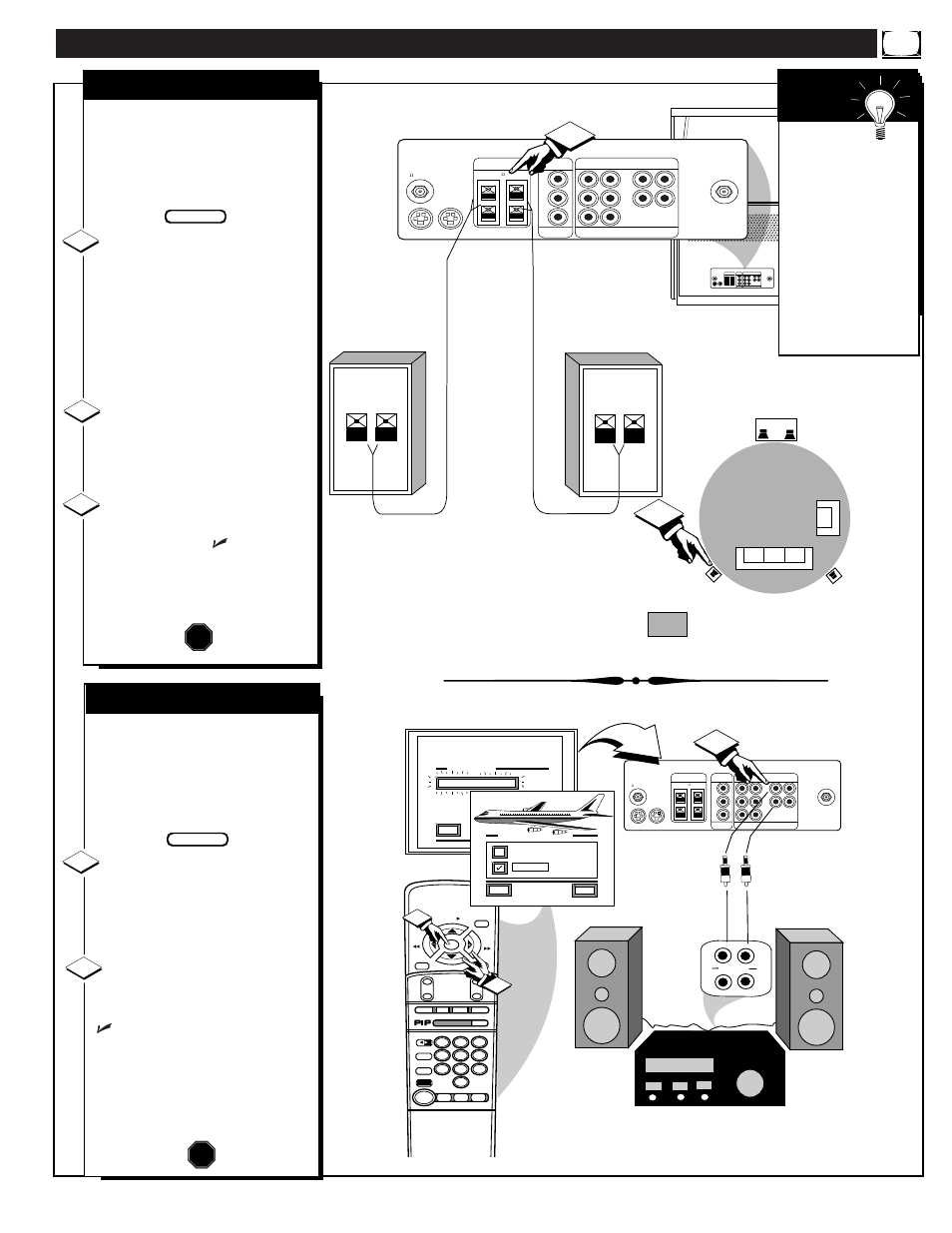 Ound, Ontrols, Continued | Surround sound, Variable audio output, Mart | Philips 8P6054C User Manual | Page 27 / 56