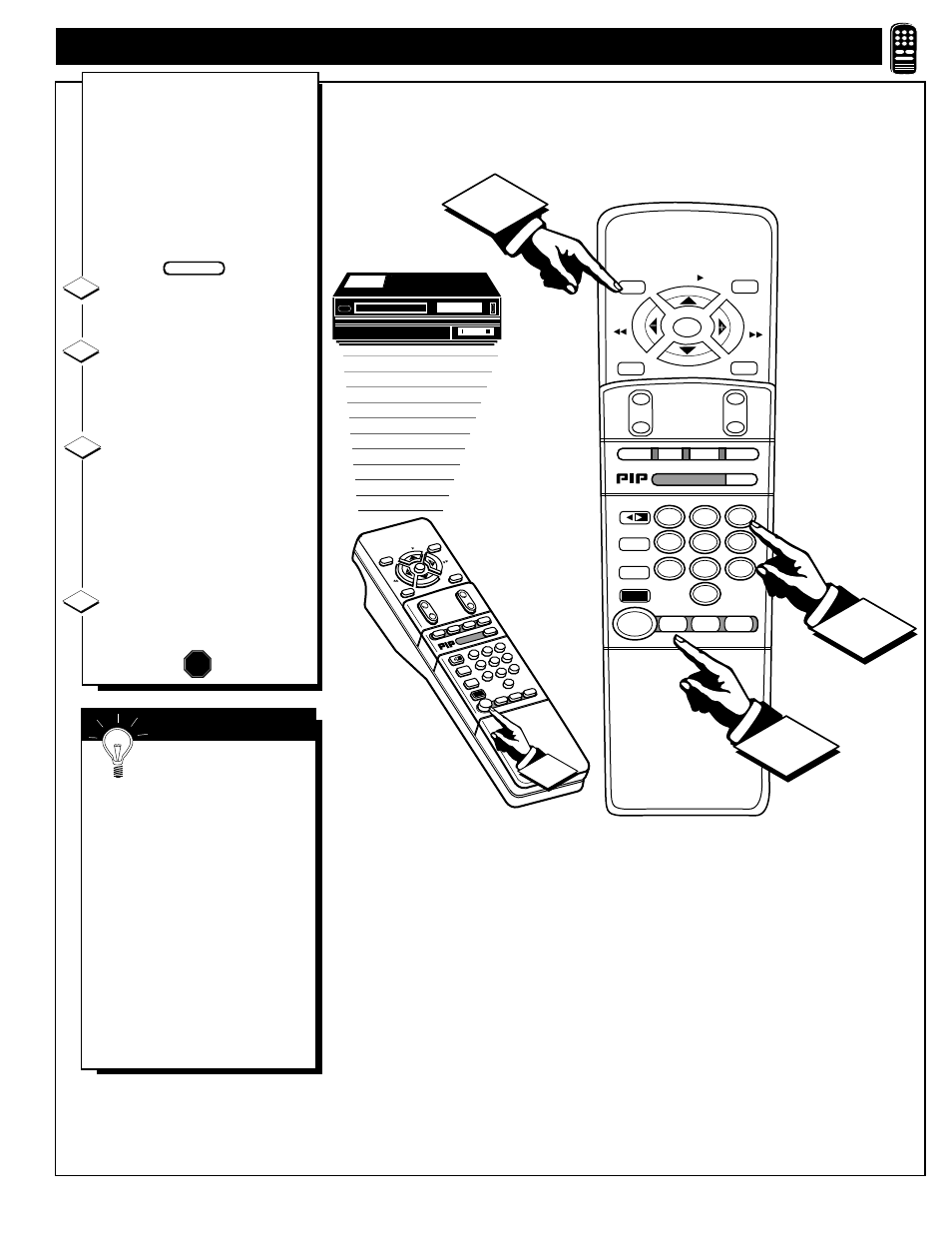 Etting the, Emote to, Continued | Stop, Mart | Philips 8P6054C User Manual | Page 37 / 56