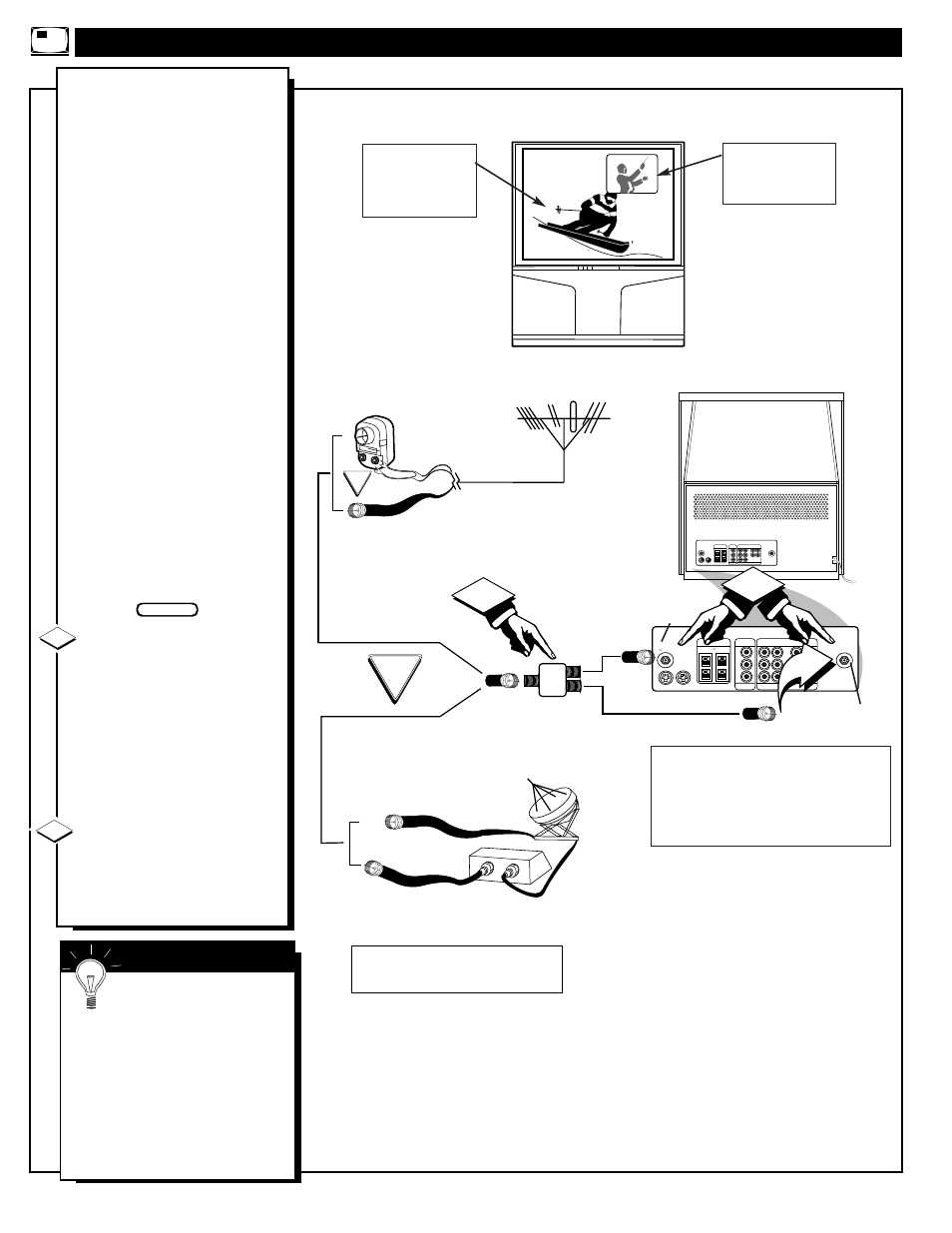 Pip) f, Ow to, Se the | Icture, Eature | Philips 8P6054C User Manual | Page 42 / 56