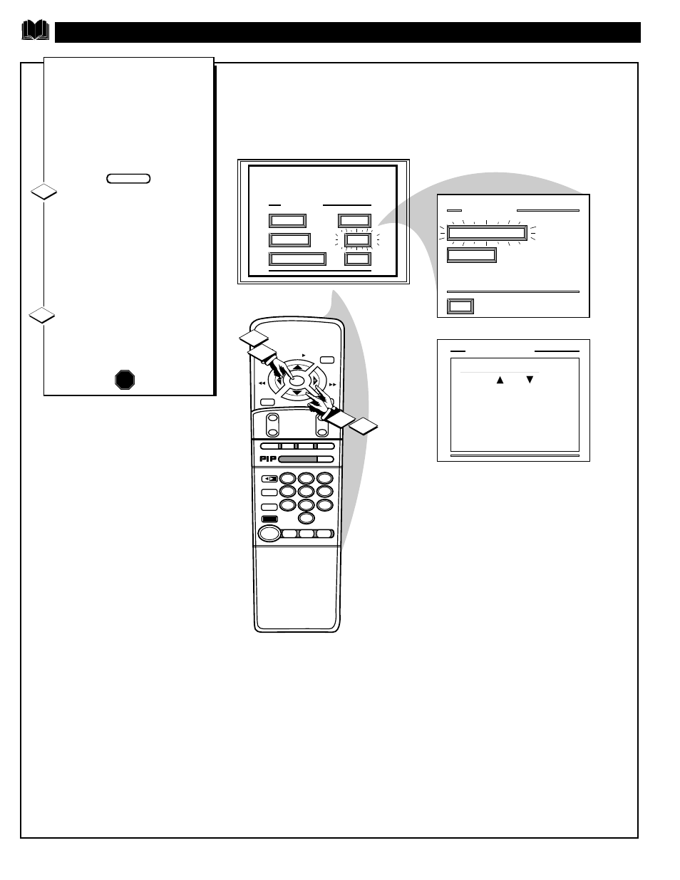 Tv h, Stop | Philips 8P6054C User Manual | Page 48 / 56