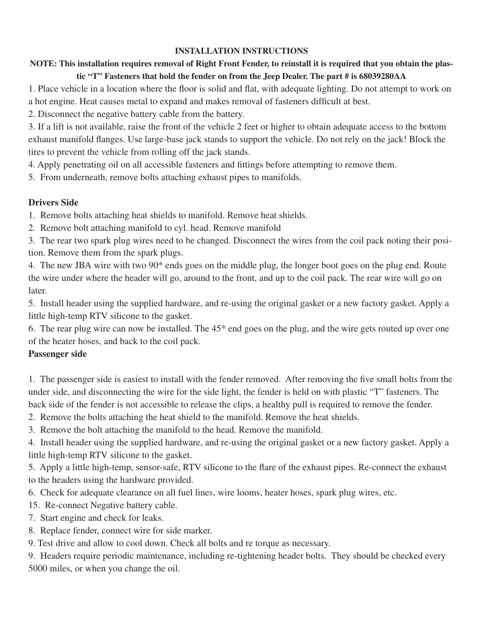 JBA 1528SJT User Manual | Page 3 / 5