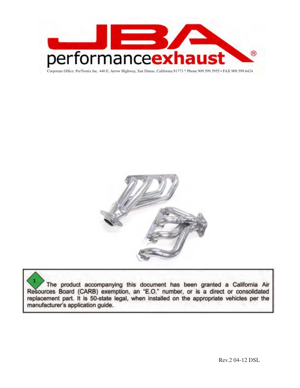JBA 1655SJT User Manual | 5 pages