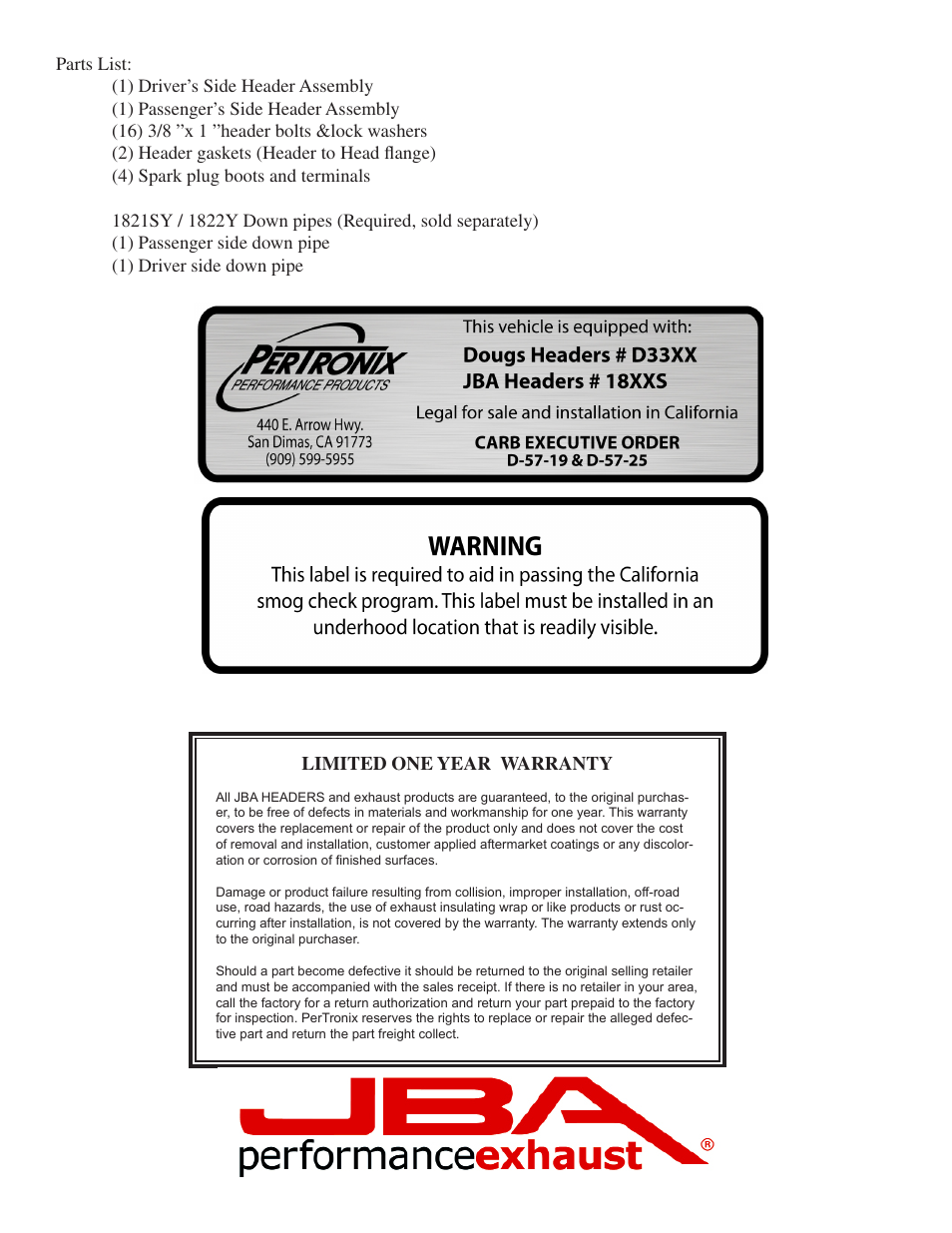 JBA 1823SJT User Manual | Page 4 / 5