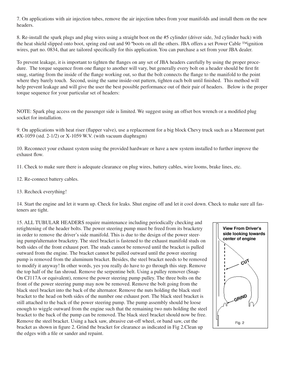 JBA 1830S-6JT User Manual | Page 3 / 5