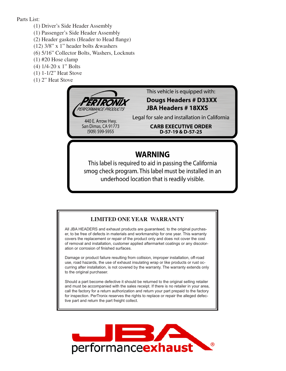 JBA 1830S-6JT User Manual | Page 4 / 5