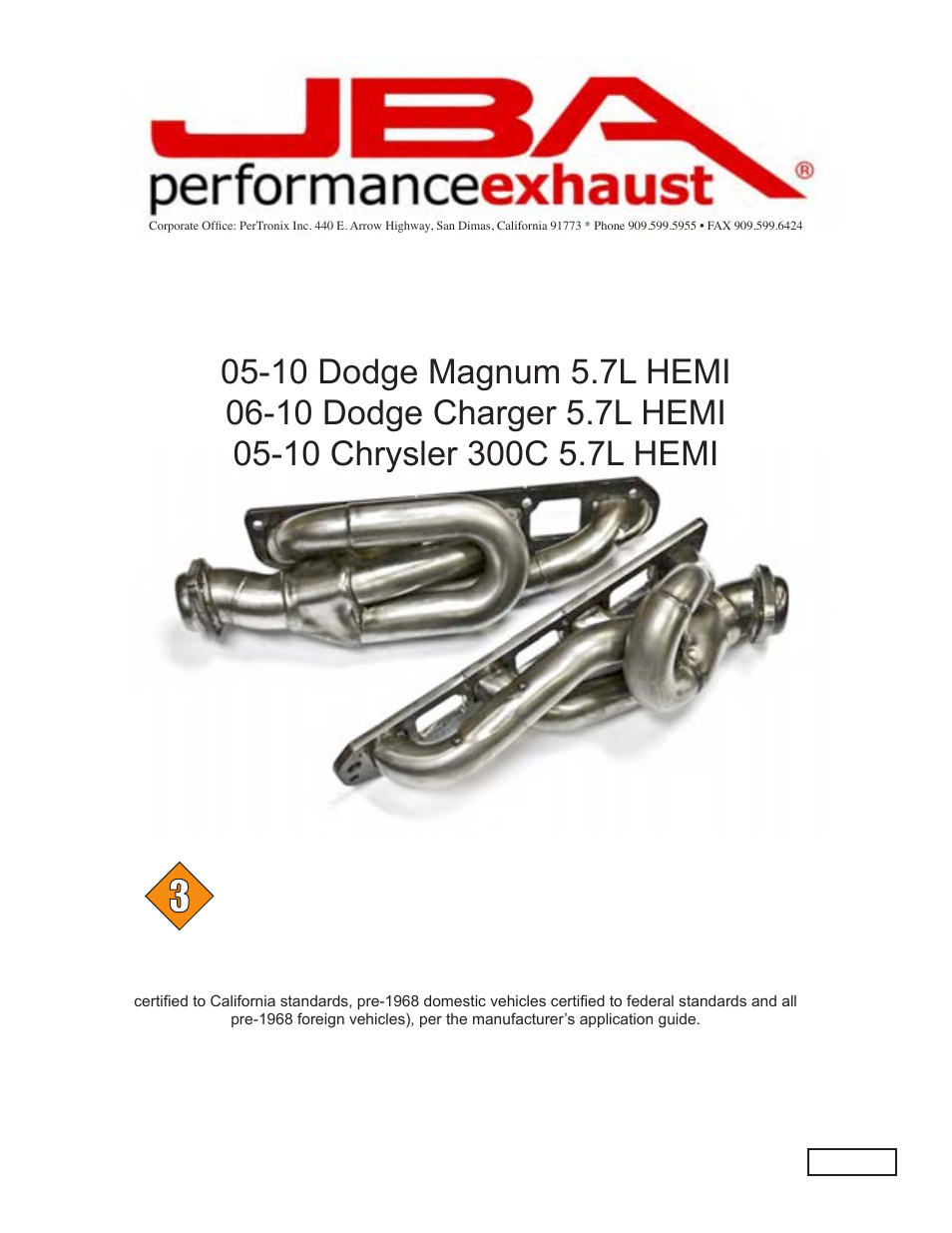 JBA 1964SJT User Manual | 5 pages
