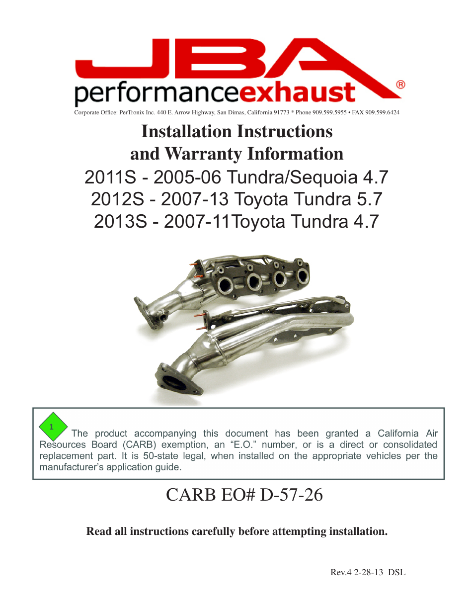 JBA 2014SJT User Manual | 5 pages