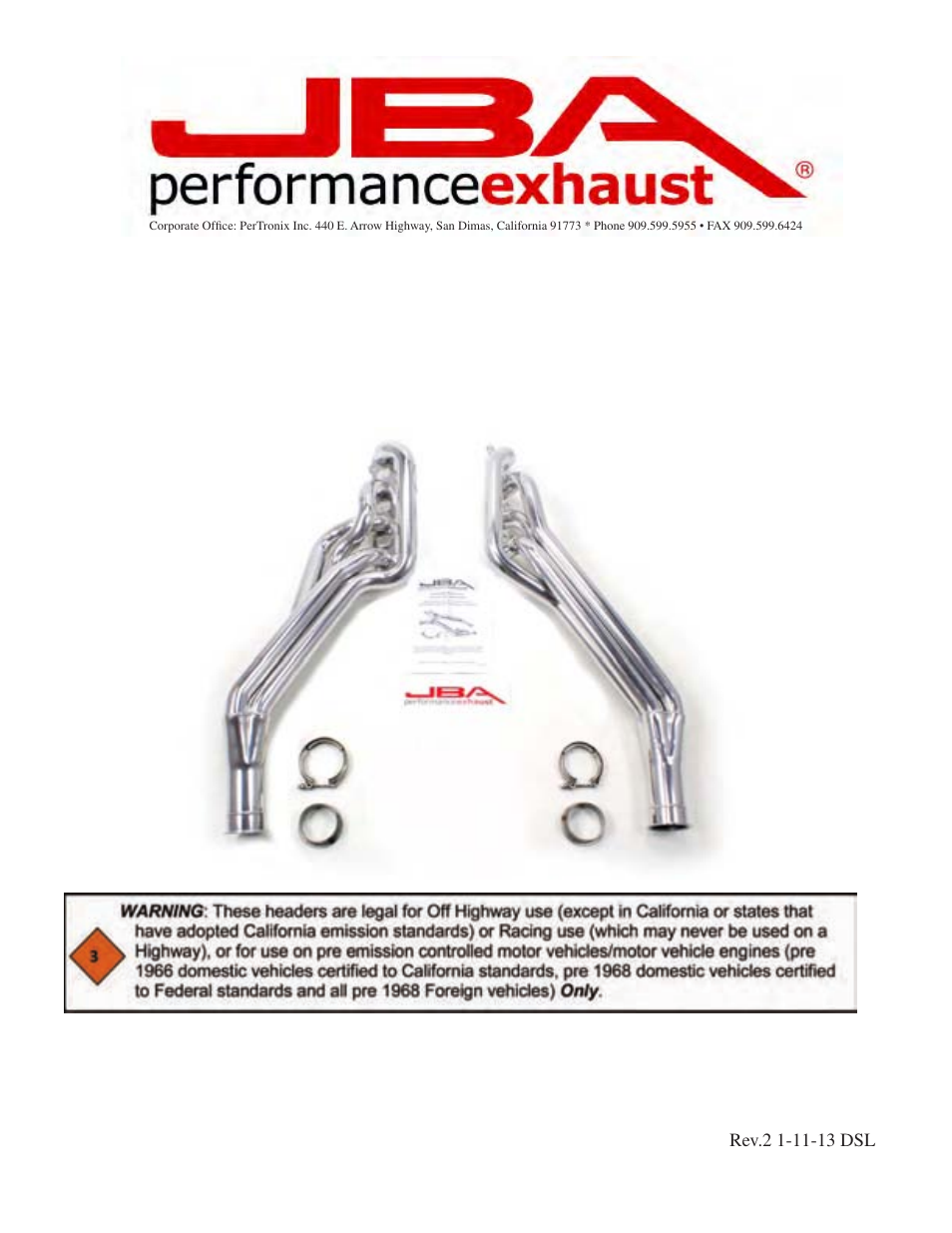 JBA 6685SJT User Manual | 5 pages