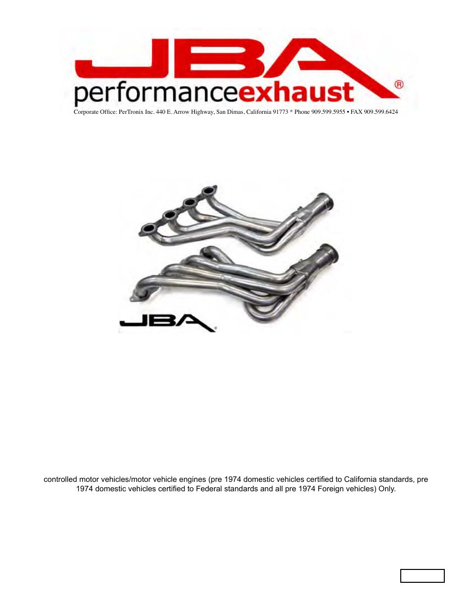 JBA 6811SJS User Manual | 4 pages