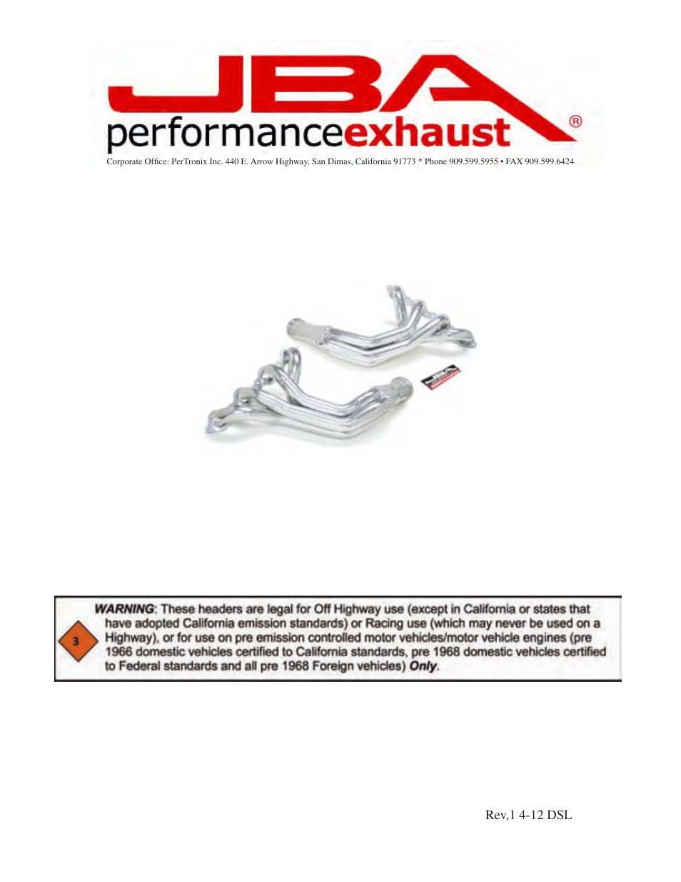JBA 6819SJT User Manual | 5 pages