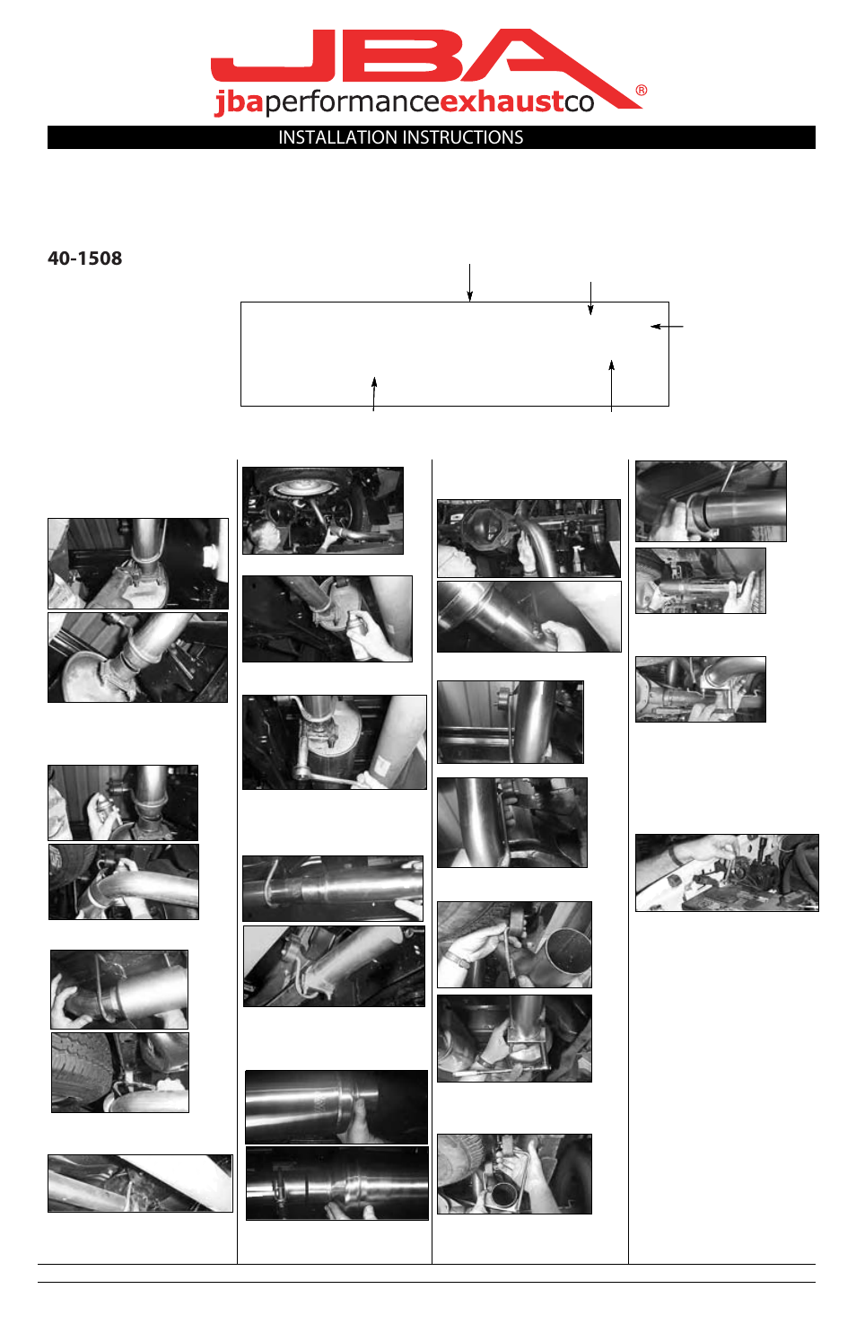 JBA 40-1508 User Manual | 1 page