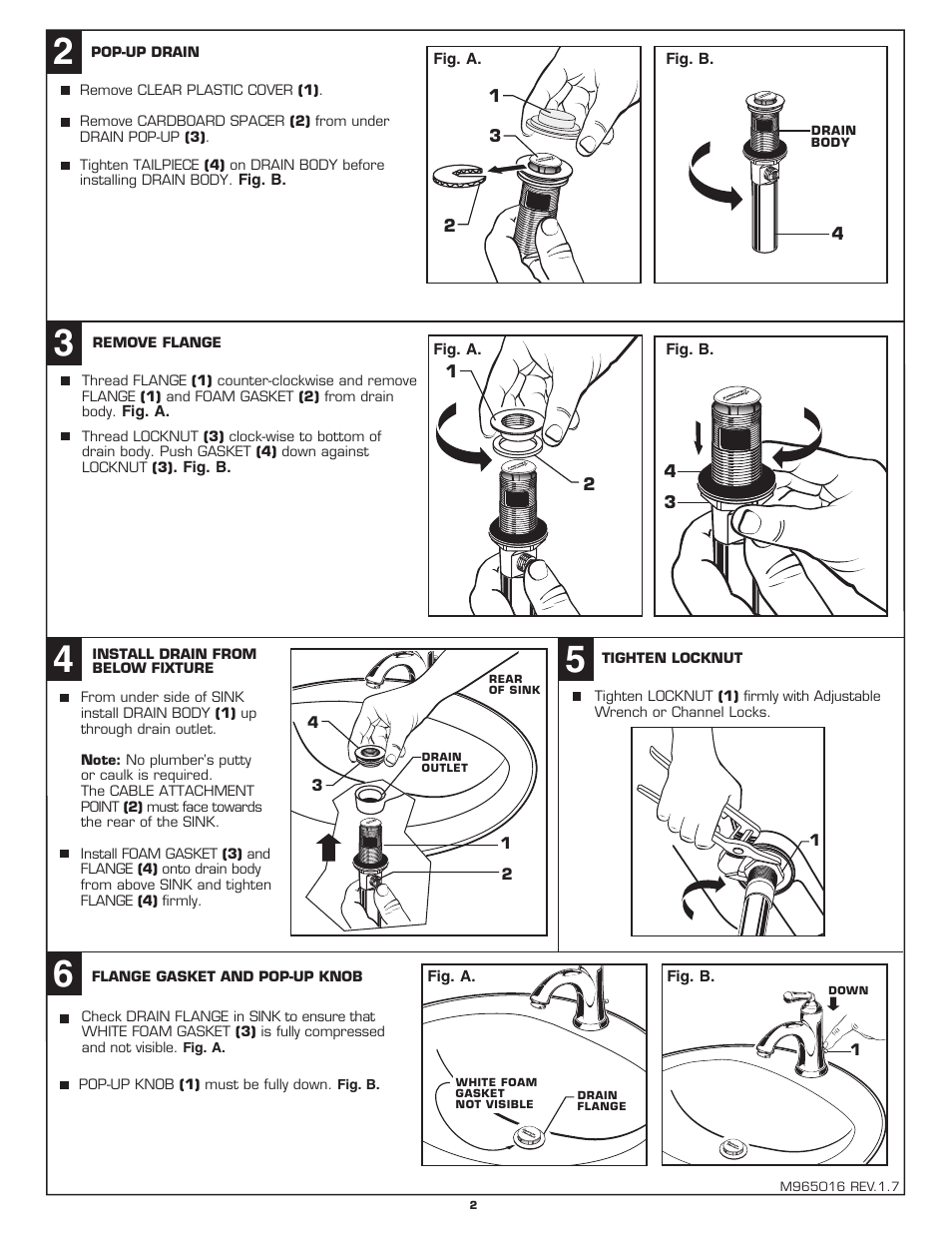 American Standard PORTSMOUTH 7420.101 User Manual | Page 2 / 6