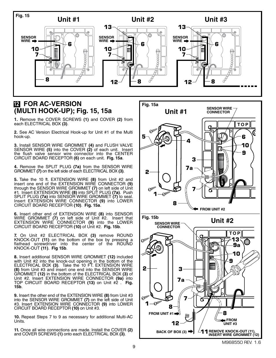 Unit #2 | American Standard SELECTRONIC 6068.26X User Manual | Page 10 / 13