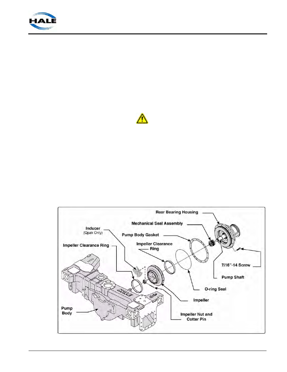 Removing the mechanical seal | Hale Q Series Muscle User Manual | Page 143 / 302