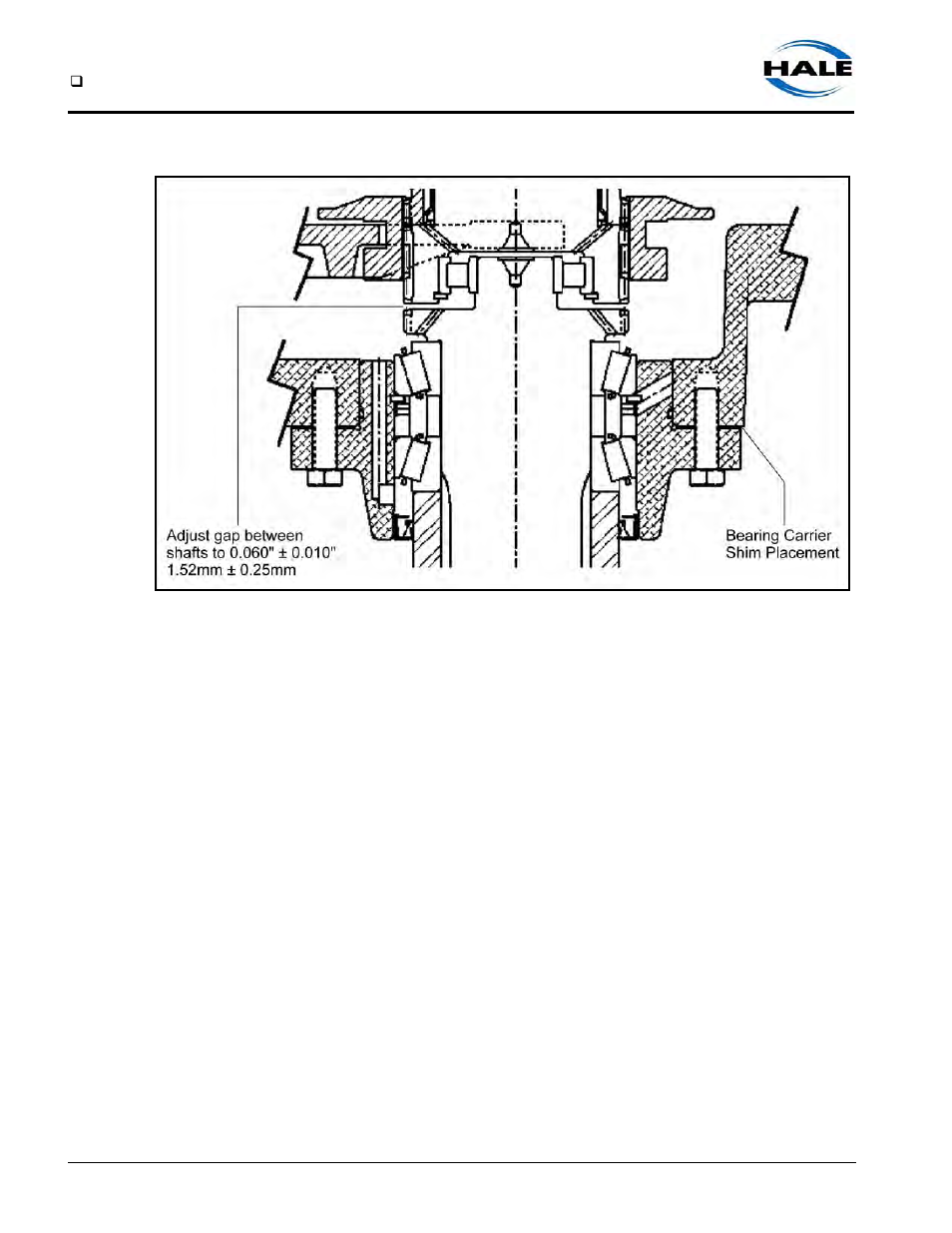 Figure 9-8: shaft end gap | Hale Q Series Muscle User Manual | Page 164 / 302
