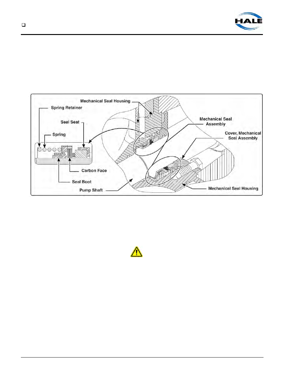 Mechanical seal, Figure 2-10: mechanical seal assembly | Hale Q Series Muscle User Manual | Page 30 / 302