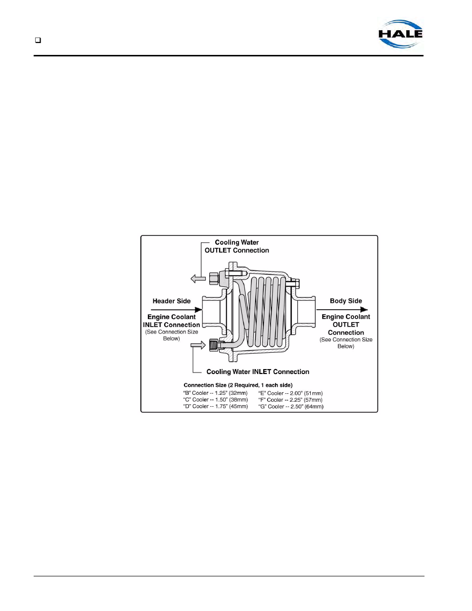 2 auxiliary cooling, Heat exchanger, “k” series, Figure 3-2: model “k” heat exchanger | Hale Q Series Muscle User Manual | Page 38 / 302