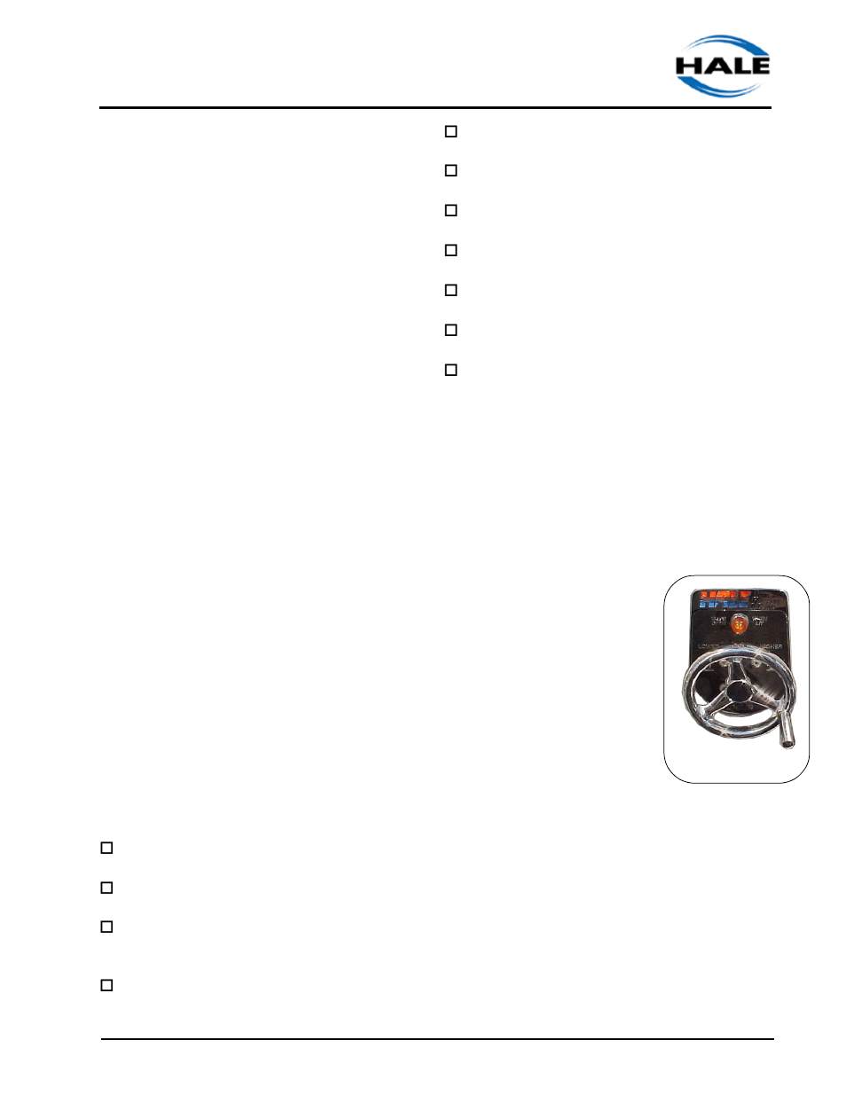 Overview | Hale 2CBP User Manual | Page 21 / 70