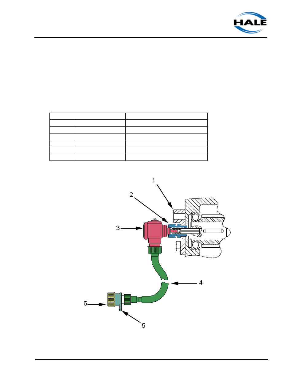 Tachometer drive part list | Hale 2CBP User Manual | Page 69 / 70