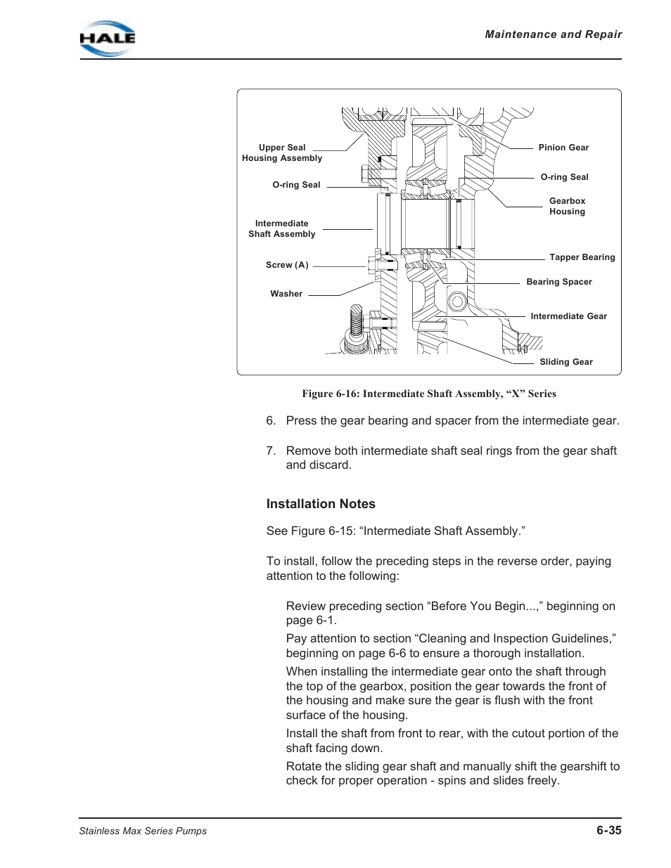 Installation notes | Hale SMR User Manual | Page 113 / 136