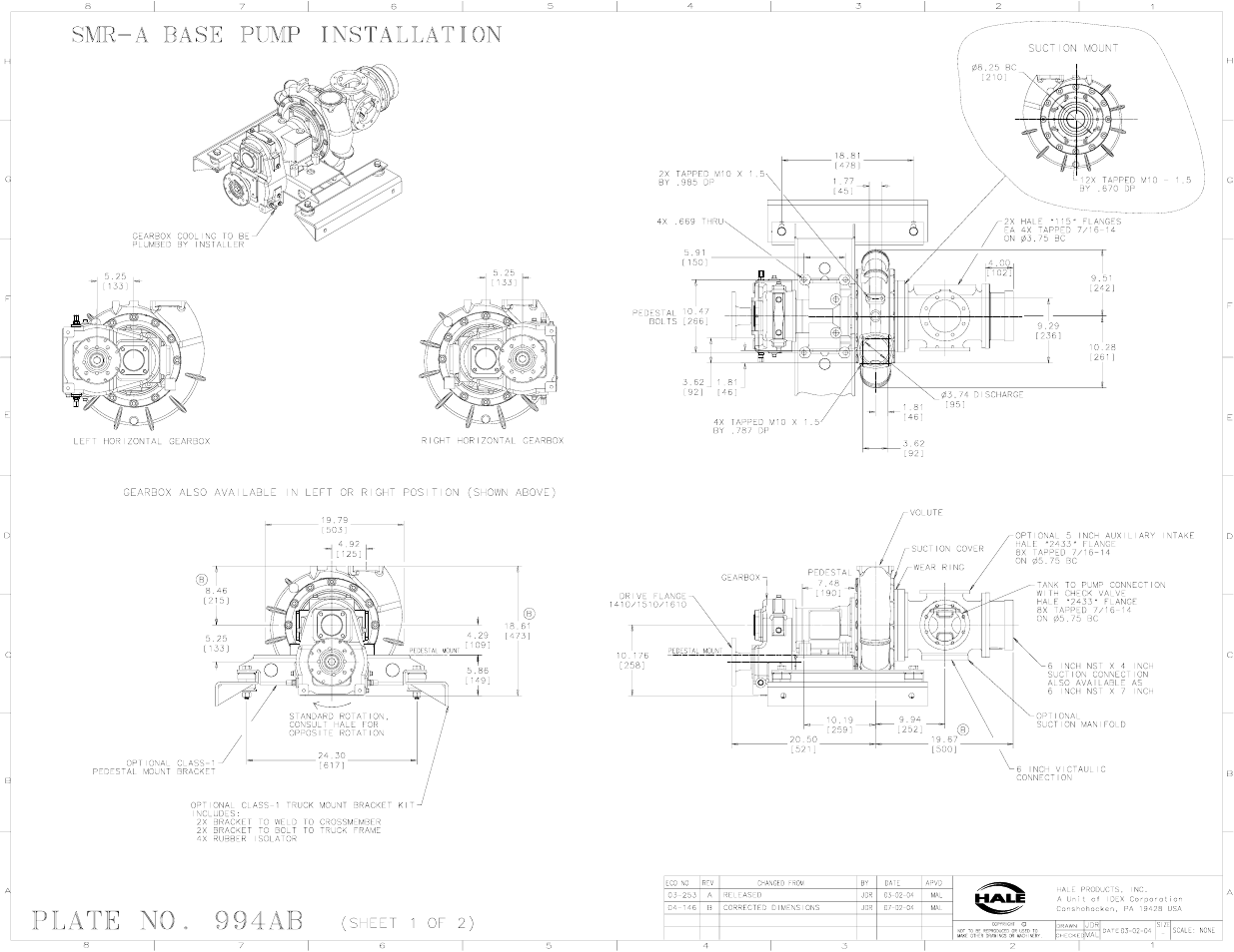 Drawings | Hale SMR User Manual | Page 131 / 136