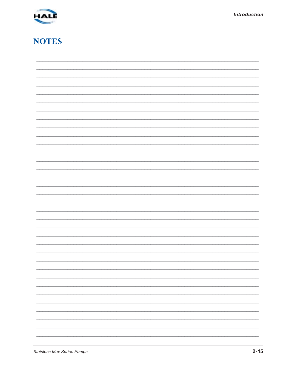 Hale SMR User Manual | Page 29 / 136