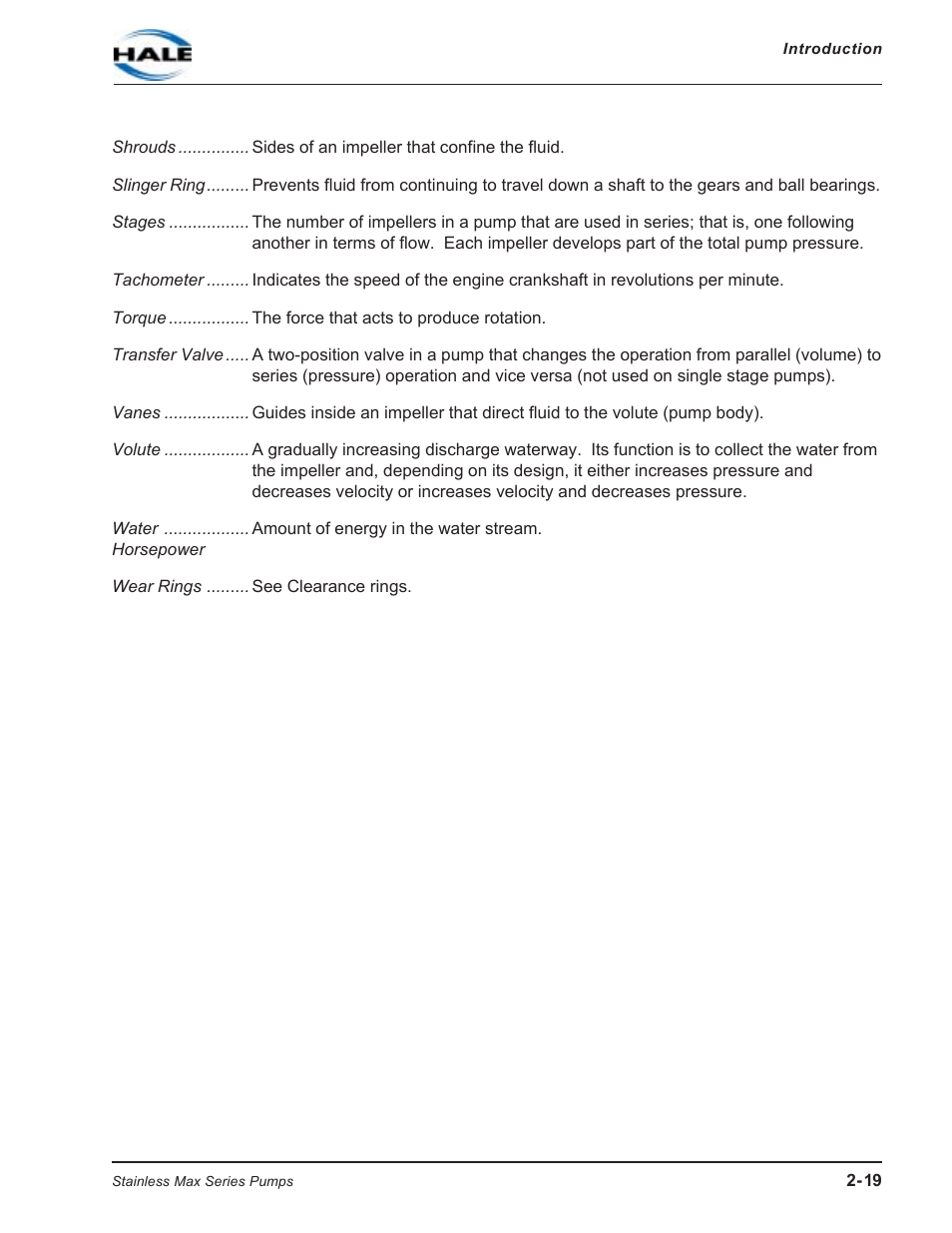 Hale SMR User Manual | Page 33 / 136