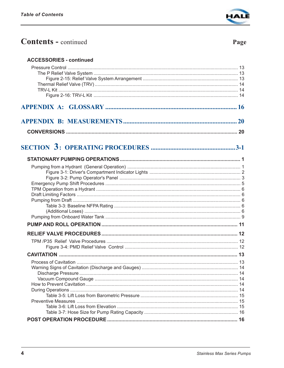 Hale SMR User Manual | Page 4 / 136