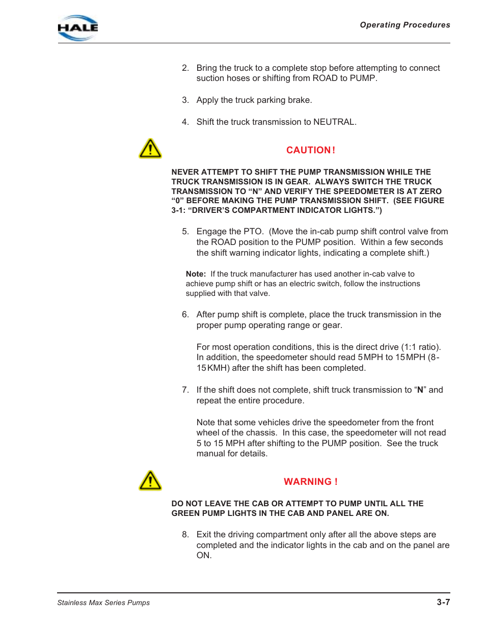 Hale SMR User Manual | Page 41 / 136