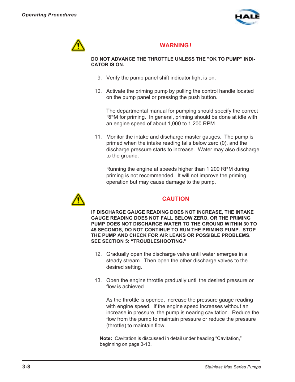 Hale SMR User Manual | Page 42 / 136