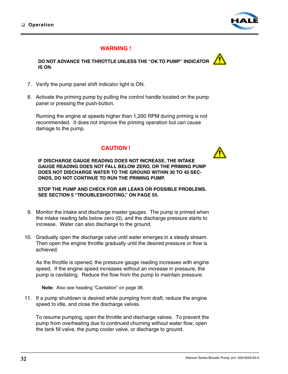Hale MBP Booster User Manual | Page 33 / 116