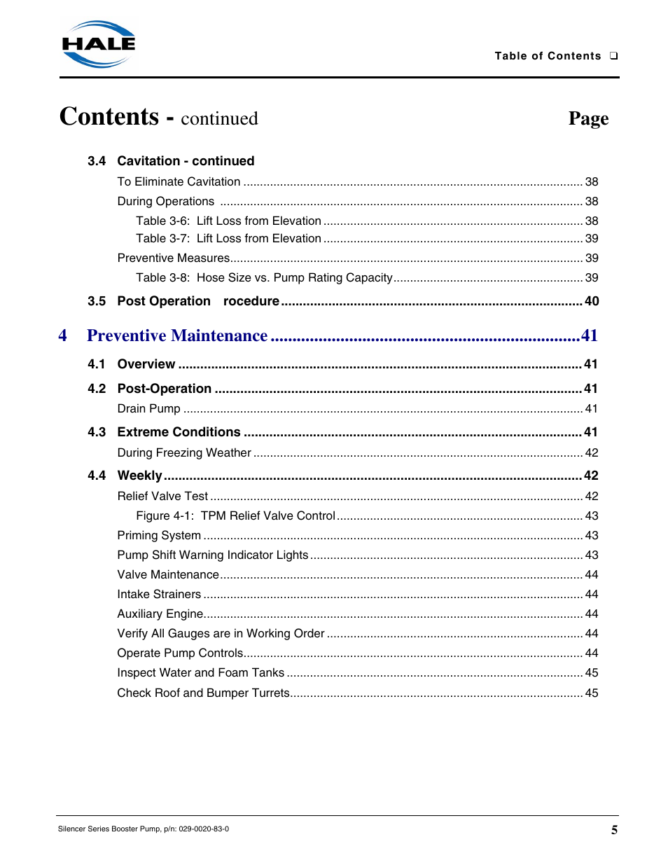 Hale MBP Booster User Manual | Page 6 / 116