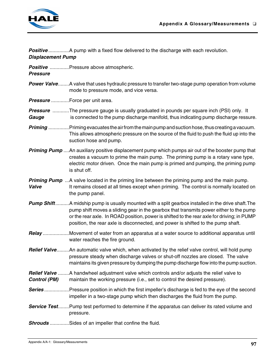 Hale MBP Booster User Manual | Page 98 / 116