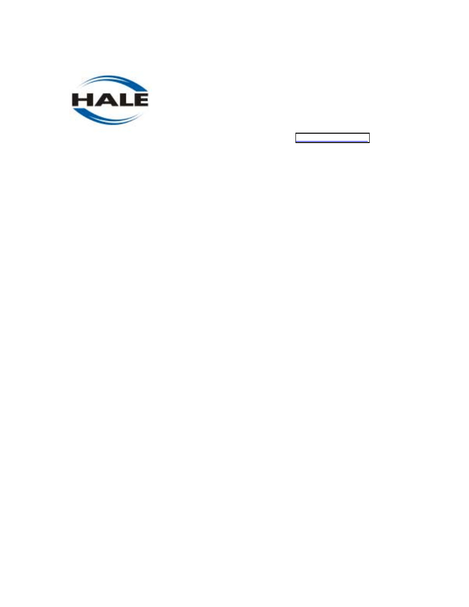 Material return policy | Hale PSD User Manual | Page 3 / 34