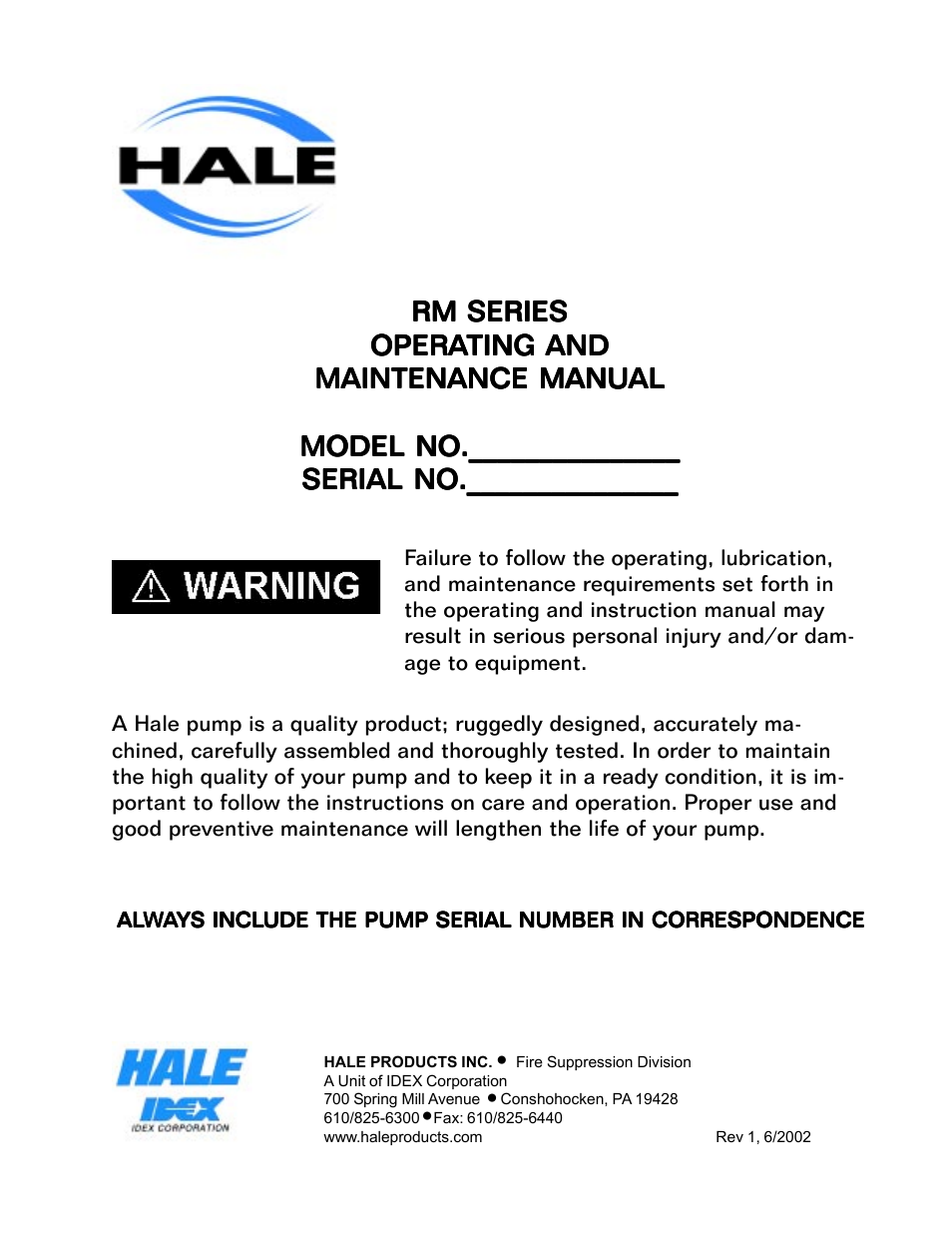 Hale Rear Mount User Manual | 34 pages