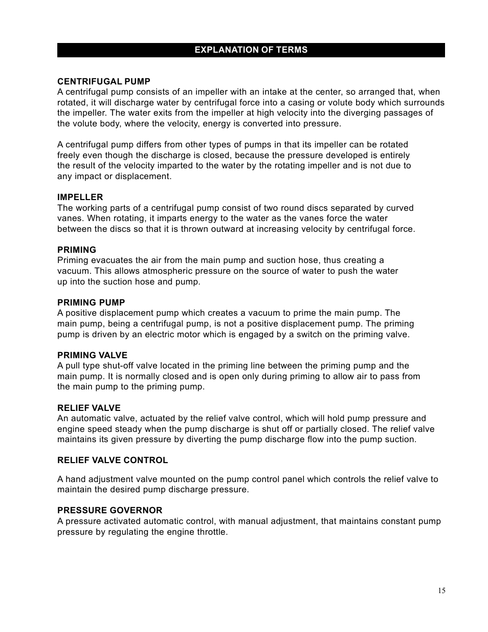 Explanation of terms | Hale Rear Mount User Manual | Page 17 / 34