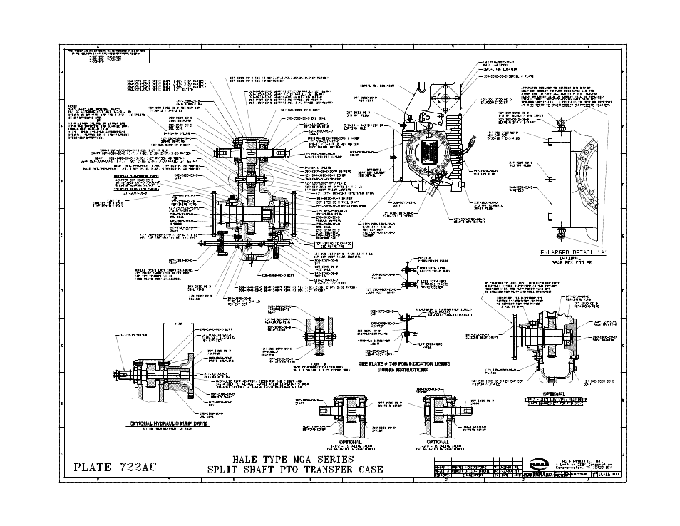 Plate 722ac mga pto transfer case | Hale Rear Mount User Manual | Page 24 / 34