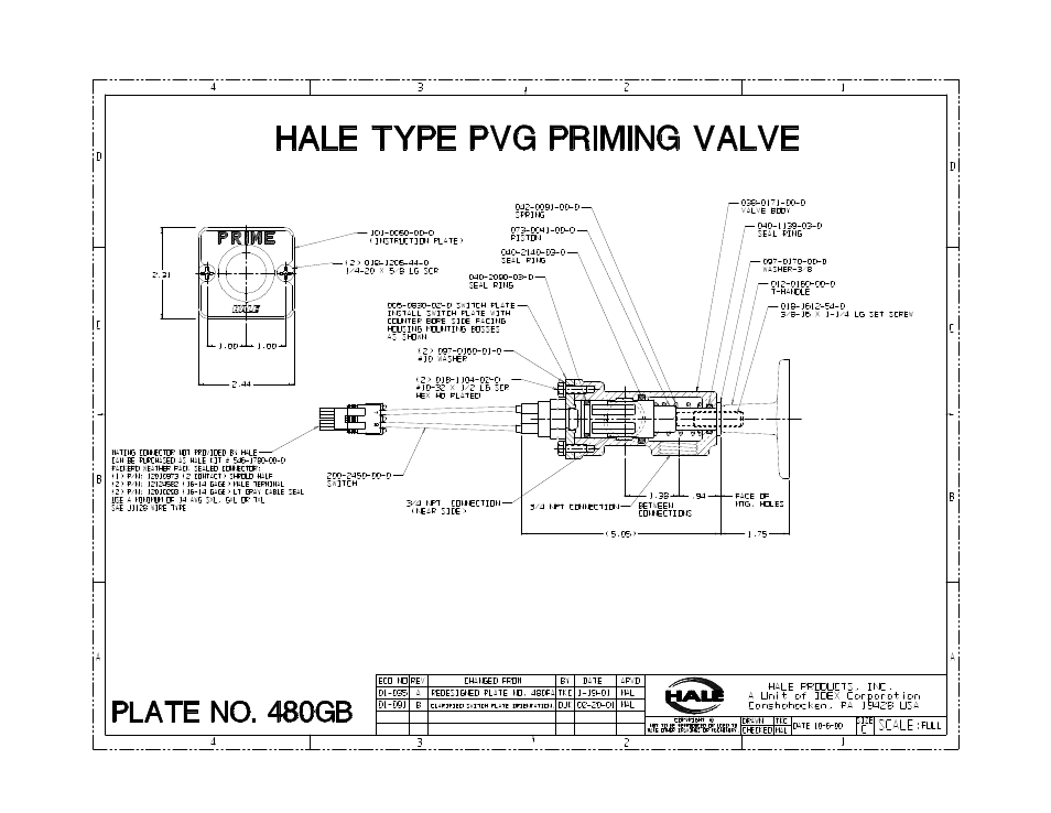 Plate 480gb, pvg priming valve | Hale Rear Mount User Manual | Page 29 / 34