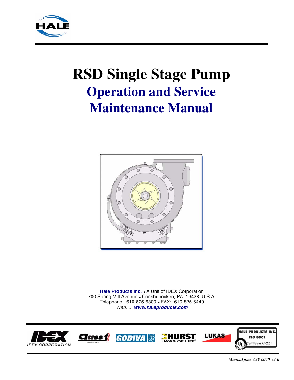 Hale RSD User Manual | 150 pages