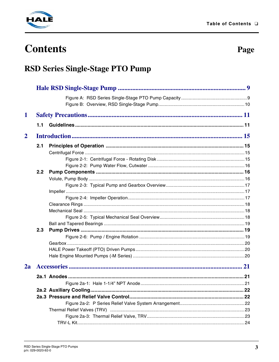 Hale RSD User Manual | Page 3 / 150