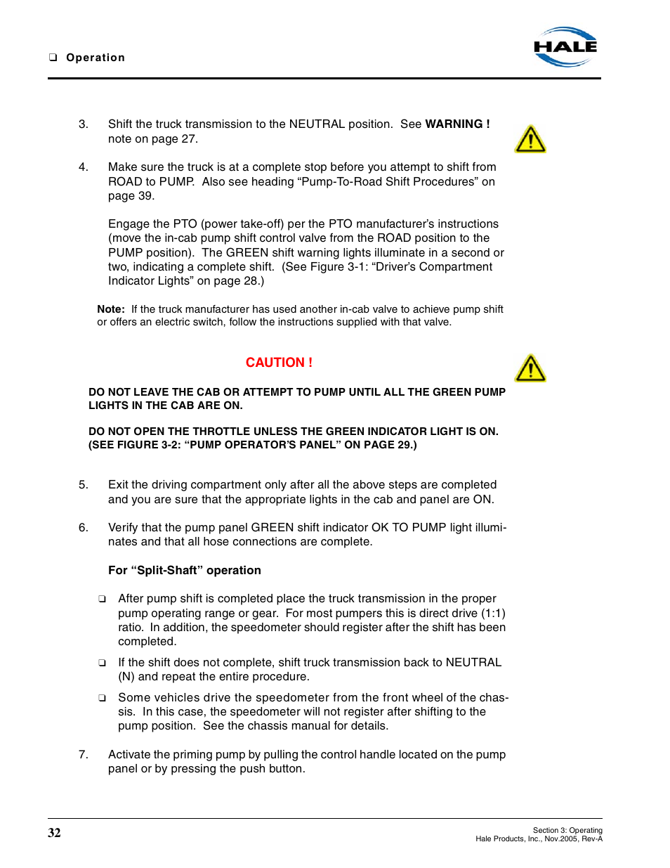 Hale RSD User Manual | Page 32 / 150