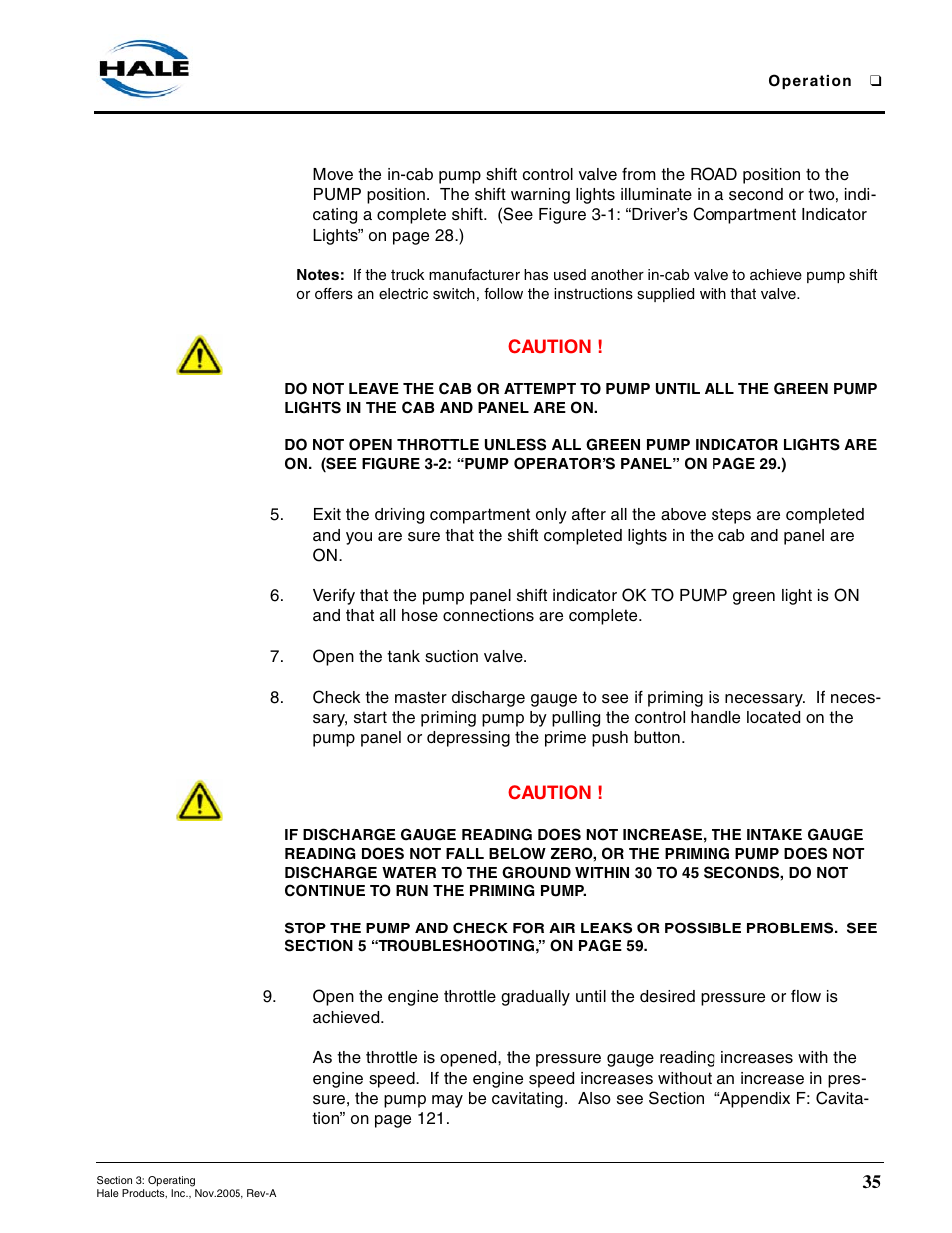 Hale RSD User Manual | Page 35 / 150