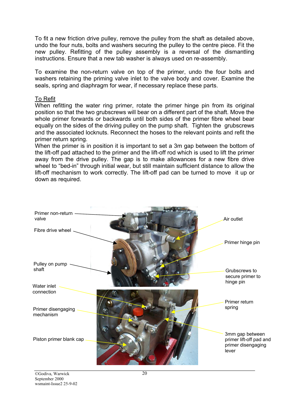 To refit | Hale SMR User Manual | Page 20 / 32