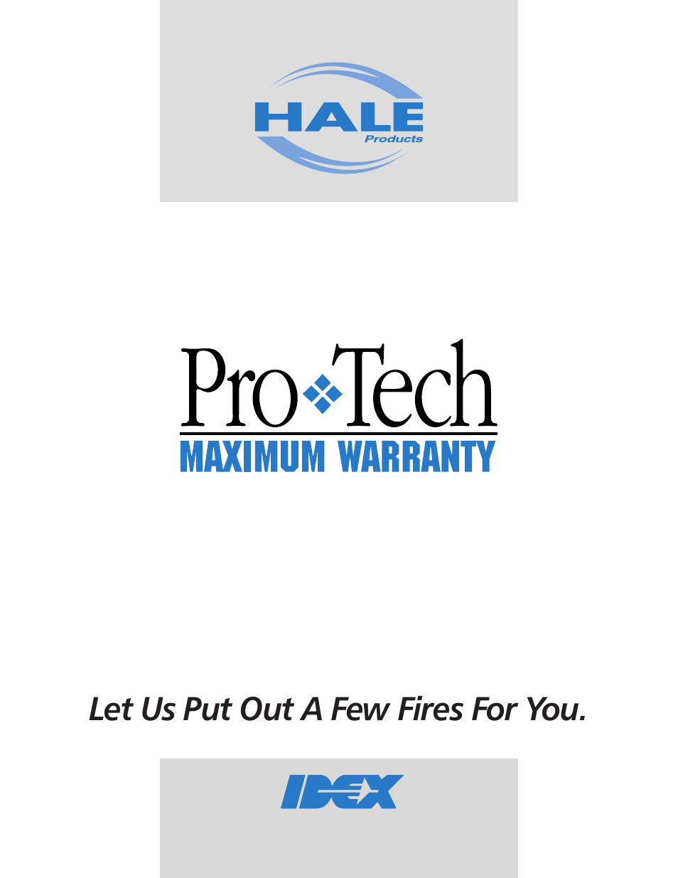 Let us put out a few fires for you | Hale MG User Manual | Page 159 / 162